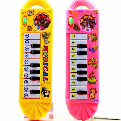 

1pc Baby Toddler Kids Musical Piano Developmental Toy Early Educational Game gift 18.5*5.5*2cm random color