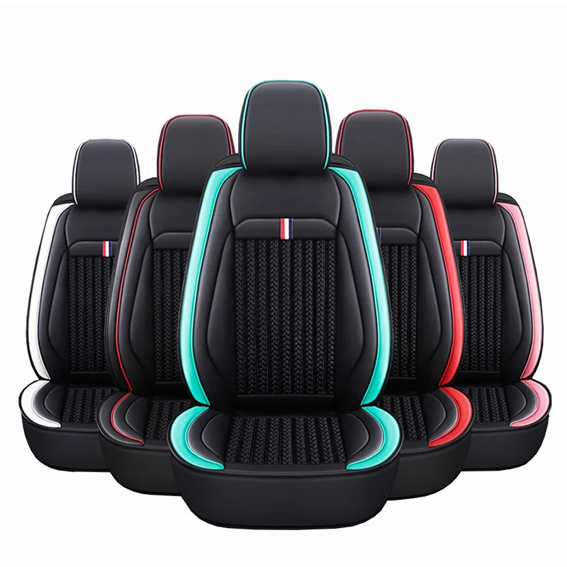 (Передние и задние) ледяные шелковые чехлы на 5 сидений авто для volkswagen все модели vw