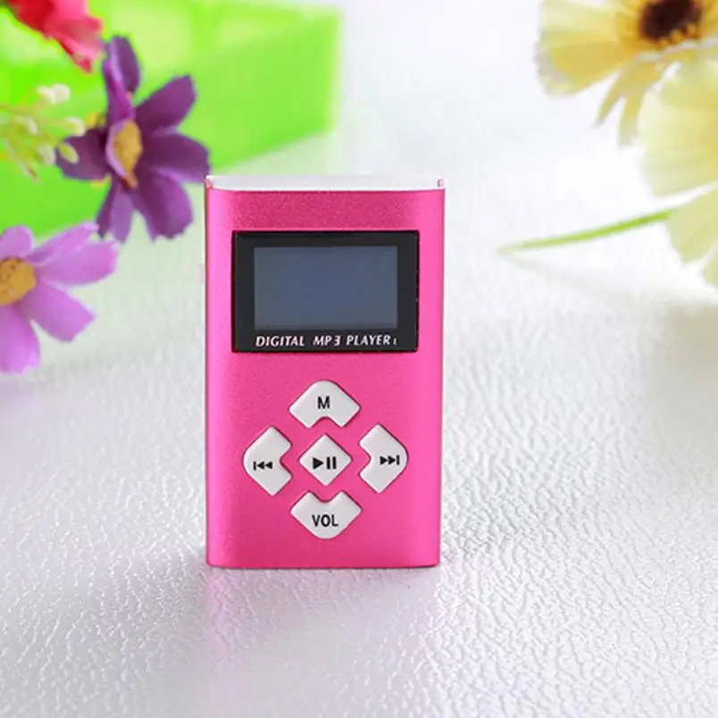 Высококачественный USB мини MP3-плеер с ЖК-экраном поддержка 8 Гб Micro SD TF карты Прямая