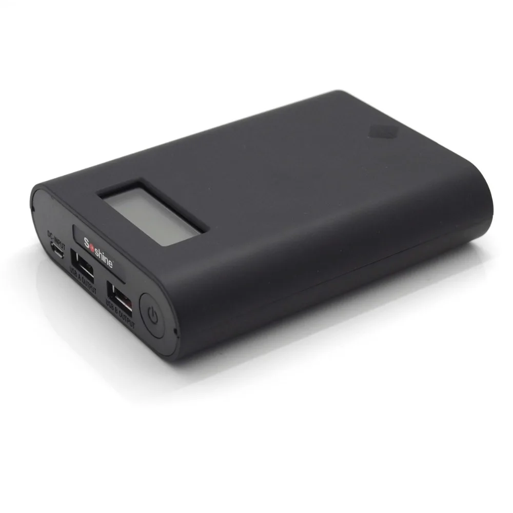 Soshine E3S-QC 18650x4 портативный источник питания Банк быстрое зарядное устройство 30 Вт