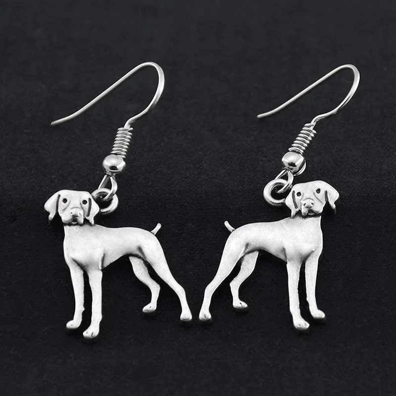 Винтажный серебряный цвет Vizsla немецкий короткий Указатель Собака