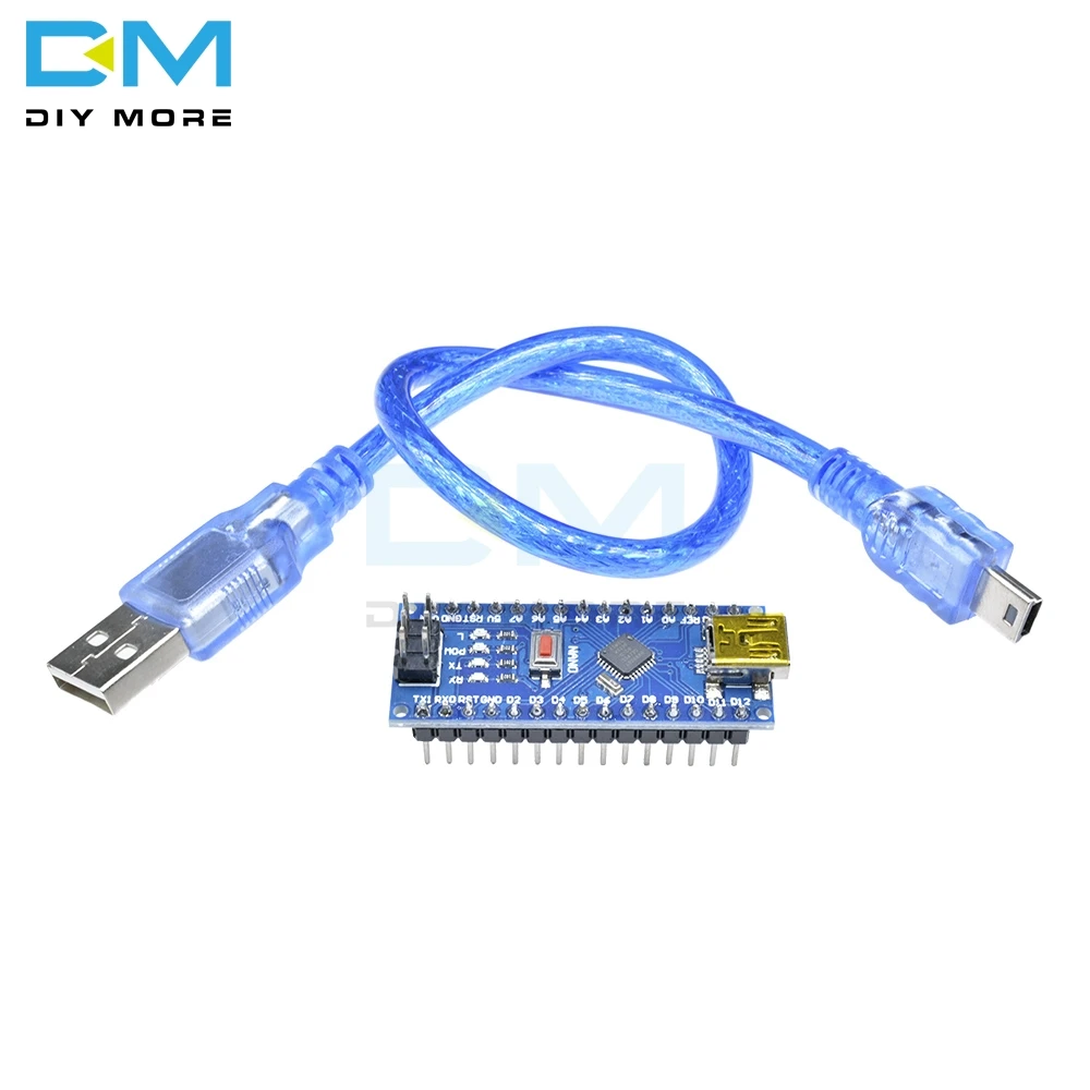 Плата микро контроллера Nano CH340 V3.0 5 шт. мини драйвер USB ATmega328 В 16 м плата