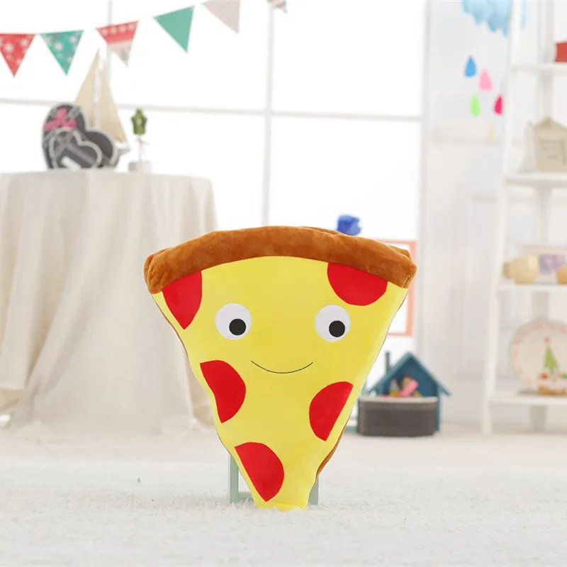 

BABIQU 1pc Simulation Fast Food Pillow Milky Tea Chip Pizza Plush Toy Cute Cushion Kawaii Soft Stuffed Super quality Child Gifts