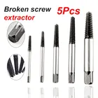 Набор направляющих сверл для извлечения сломанных поврежденных болтов из углеродистой стали, 5 шт.компл.