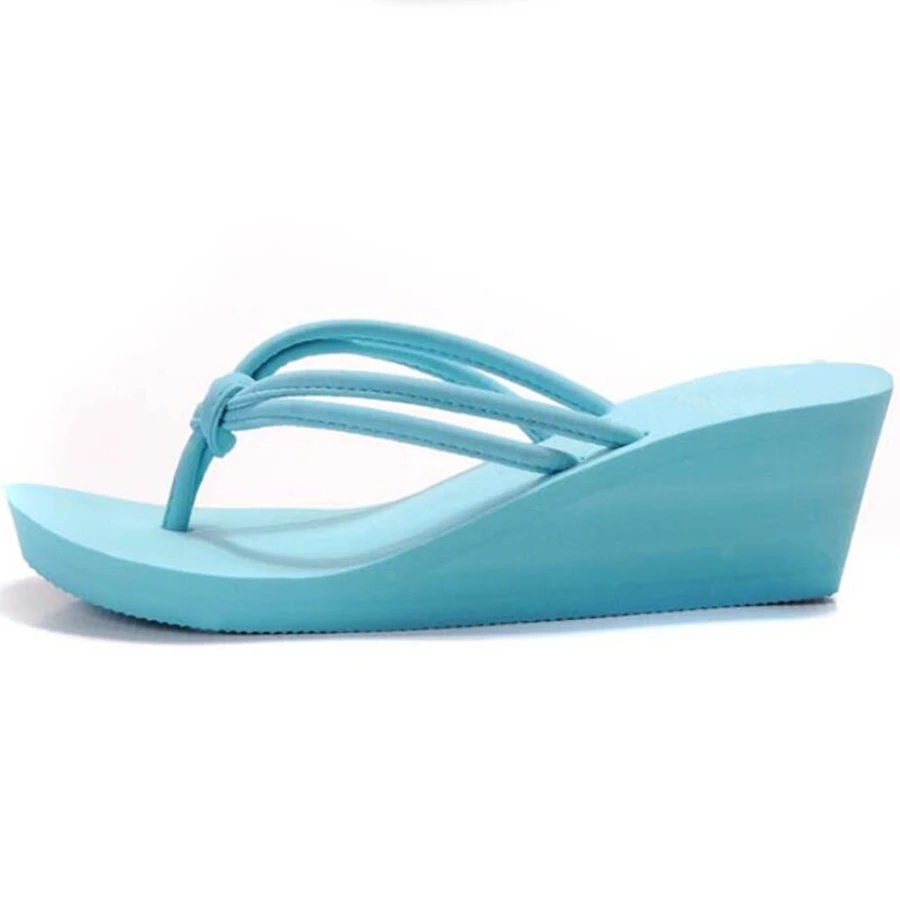 Шлепанцы женские из ПУ кожи резина без застежки повседневные сандалии пляжная