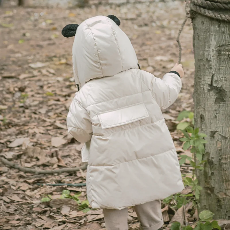 Новинка 2017 зимняя детская куртка в Корейском стиле для мальчиков и девочек