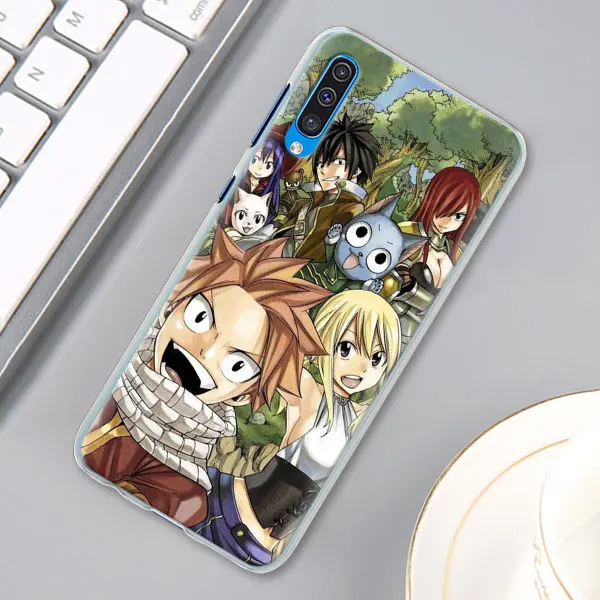 03 Аниме Манга Fairy Tail чехол КРЫШКА ДЛЯ samsung Galaxy A30 A40 A50 A70 A6 A8 плюс A7 A9 M30 чехол для телефона Coque - Цвет: 03