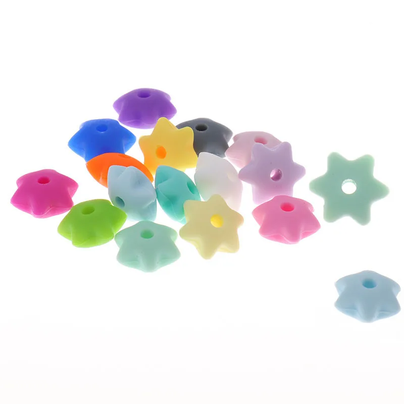 FKISBOX-Cuentas de SILICONA para mordedor de beb&eacute;, mordedor, juguete, 50 piezas-1