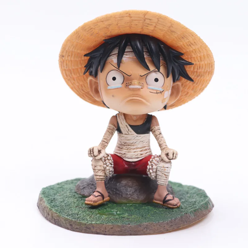 Аниме одна штука ПВХ фигурка Q версия Сабо Portgas D Ace Monkey Luffy three brothers фигурку детская