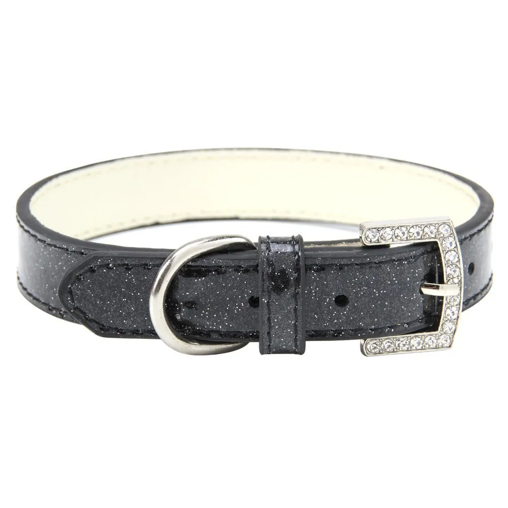 Black Dog Collar XS-5XL 8 цветов; шикарные Необычные кожаные ПЭТ кошачий собачий ошейник Регулируемый щенок воротники для маленький средний большой продукты для ухода за домашними животными, Прямая поставка - Цвет: Black Dog Collar