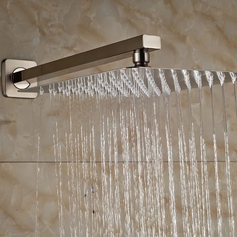 Насадка для душа из матового никеля сменная насадка 8/10/12 дюймов нержавеющей стали|steel foam|faucet chinafaucet distributor |