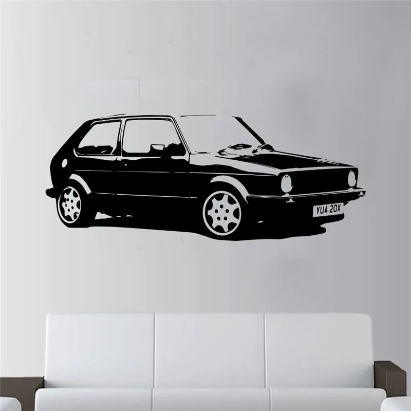 Специальный дизайн винтажная Автомобильная VW Golf GTI Mk1 Классическая Наклейка на