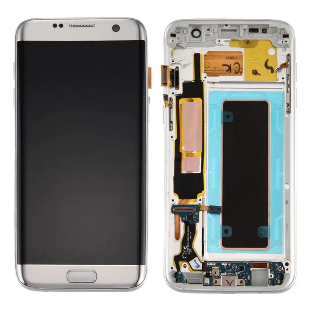Super AMOLED 5 ''Экран для SAMSUNG Galaxy S7 край ЖК дисплей Дисплей G935 G935F G935A Touch планшета