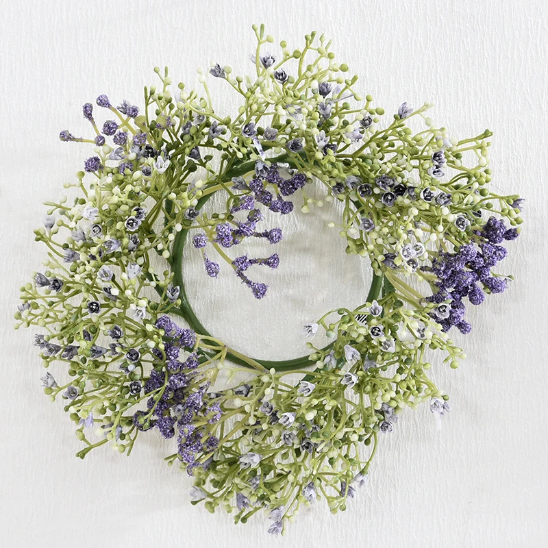Домашние цветы цветы искусственные Gypsophila гирлянда имитация поддельный цветок Свадебный дом гостиная украшения комнатное растение стены материал подвеска дверь украшения - Цвет: S