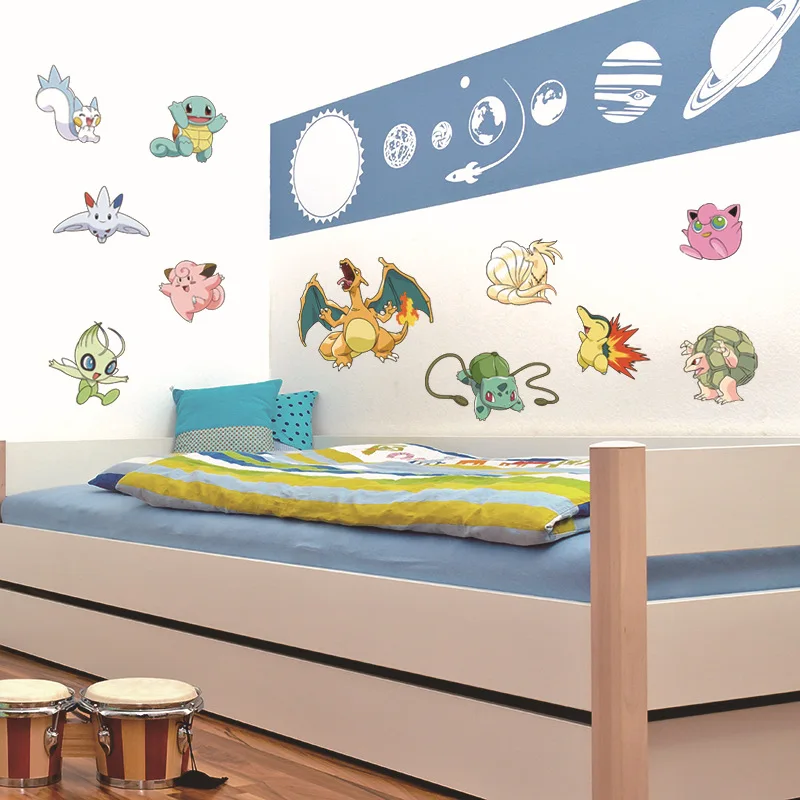 Pokemon Go DIY Game Decorations Kids Baby Nursery Kitchen Bedroom Home Decal Wall Sticker Decor Mural Art | Дом и сад