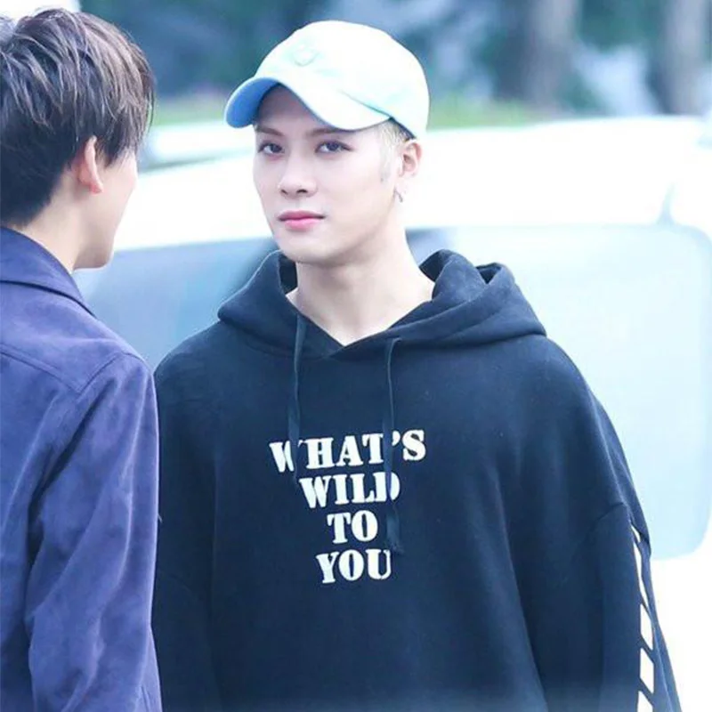 Женская толстовка с капюшоном Kpop GOT7 Jackson WINNER и длинным рукавом|Женские толстовки