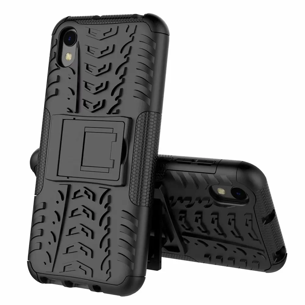 Rugged Armor black Чехол для huawei Y5 чехол huawei y5 y5 сверхпрочный силиконовый бампер противоударный прочный защитный чехол для телефона - Цвет: Rugged Armor black