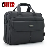 business briefcase laptop bag portable shoulder bag large capacity waterproof oxford cloth handbag high quality messenger bags