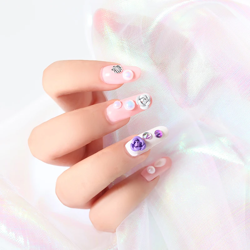 Розалинд 15 мл быстро высыхает с украшением в виде кристаллов продлить