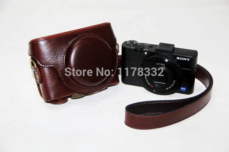 Кожаный чехол для камеры sony Cyber-shot RX rx100/RX100II/RX100III DSC-RX100 M2 M3 M4 rx100 iii RX 100 ii