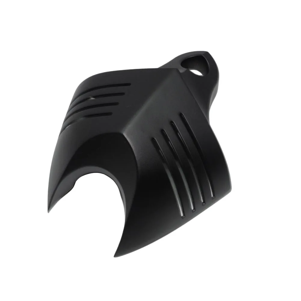 Черный V-Shield Рог Обложка набор для Harley Big Twins Evo 92-12 двойной Cam 1988 GG