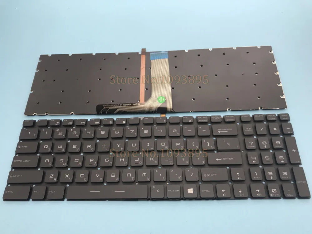 Клавиатура с подсветкой для MSI GT62 GT72 GE62 GE72 GS60 GS70 GL62 GL72 GP62 GP72 CX62 GS63VR GS73VR GT72VR GT83VR GE62V