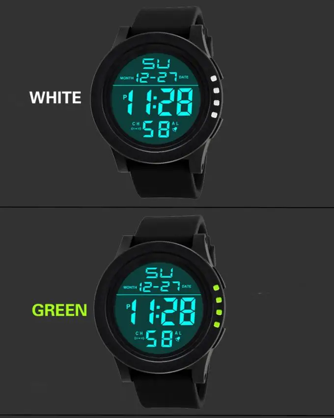 Модные мужские спортивные часы водонепроницаемые уличные забавные цифровые