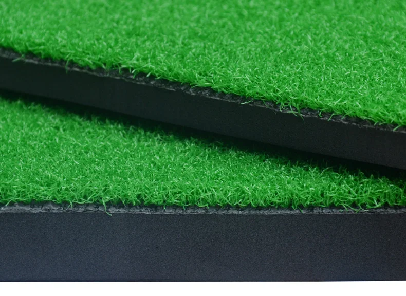 Fiyat 100*100*2cm Golf Pratik Paspaslar Yeşil Patchwork Golf Isabet çim Halı 2Tees & 8 Topları
