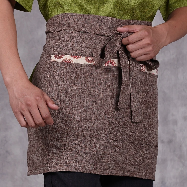 Высокое качество японский стиль повара фартуки отельное кимоно фартук для