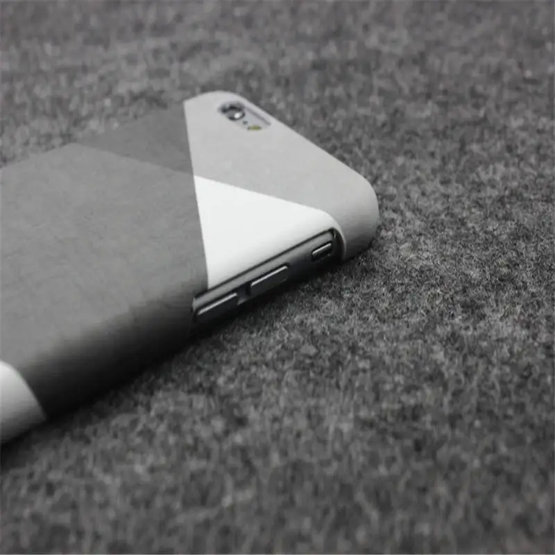 Черный и белый серый контраст для Iphone 66S 6P 78 78plus x Xs Xr Xsmax простой полупакет жесткий