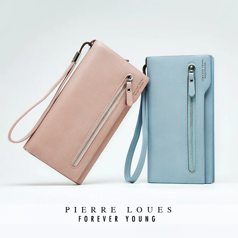 7 цветов женские кошельки Новый бренд дизайн элегантная сумка клатч Muti держатели