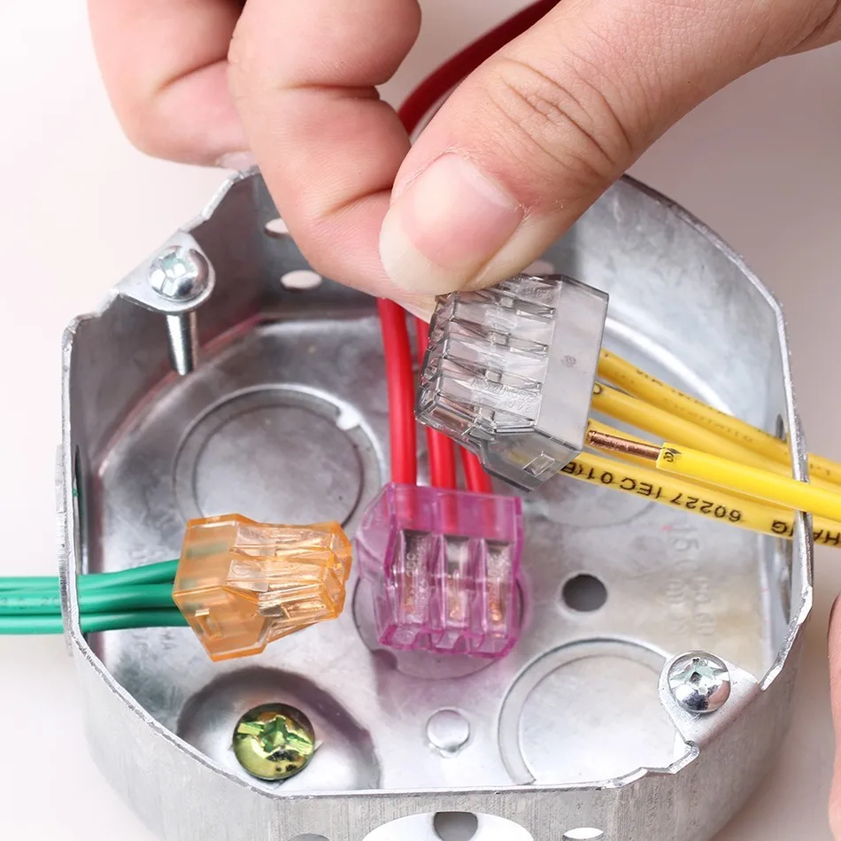 30 шт./лот быстрый разъем для провода клеммный блок с солнечным проводником