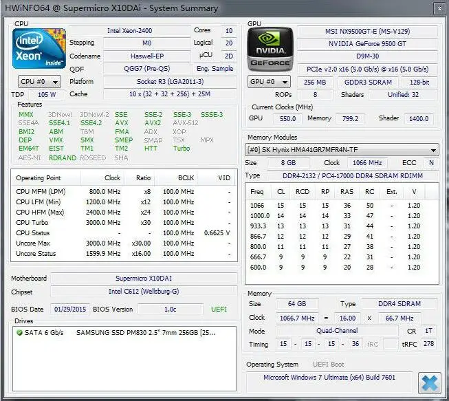 E5 2660V3 Original Intel Xeon ES Version 2660 V3 2 4 GHz max2.7G 25M 10 ядерный LGA2011 3 105W процессор Бесплатная