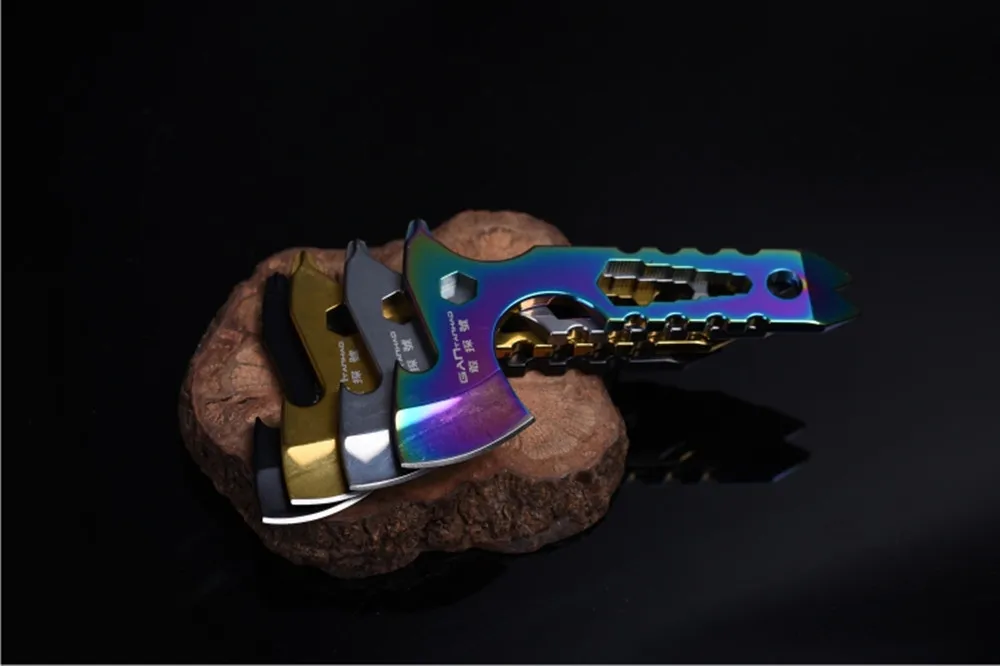 Многофункциональный карманный топорик для кемпинга выживания инструменты