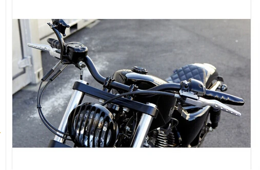 Black Motorcycle 1&quot 25mm Drag Handlebar Bars For Kawasaki Vulcan Classic VN 400 VN500 VN800 900 1200 1500 1600 2000 Chopper |