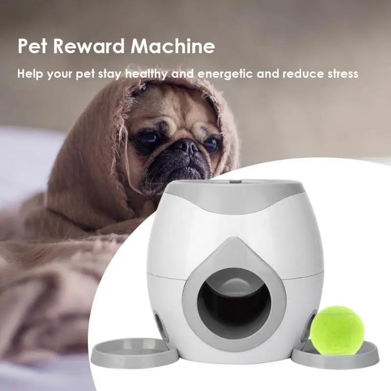 Intelligence Series Dog Tennis Ball Toys Fetch Launcher Reward Automatic Throwing Machine Pet Throw Device Emission | Дом и сад