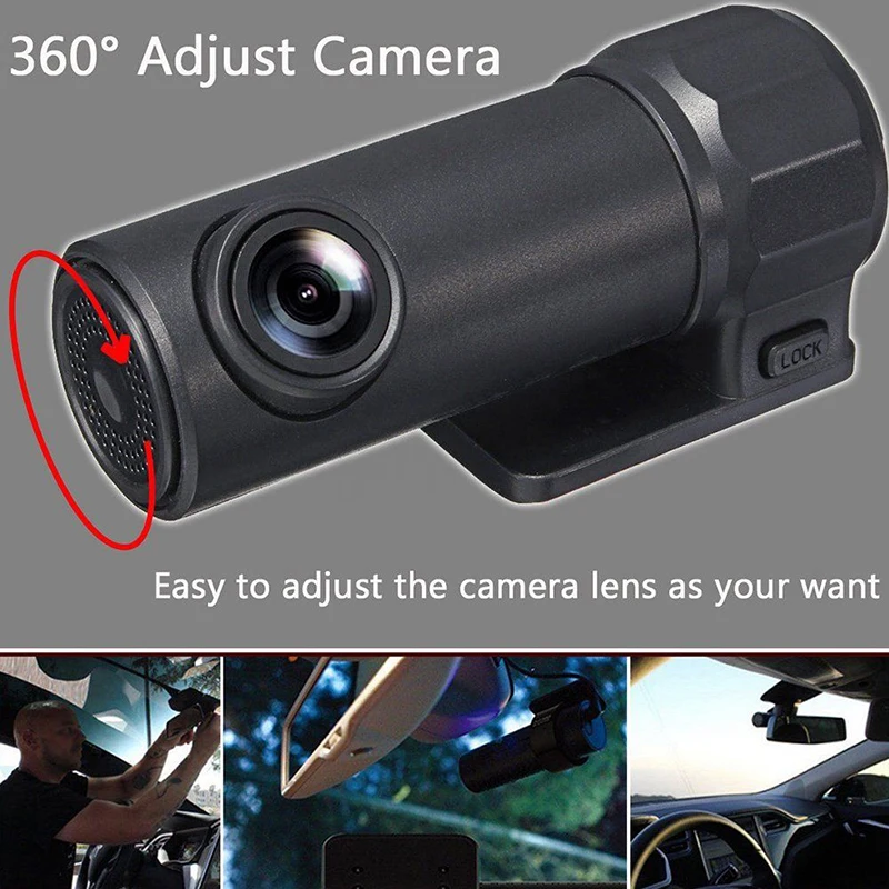 Автомобильный видеорегистратор с функцией ночного видения 1080 P мини Wifi HD DVR