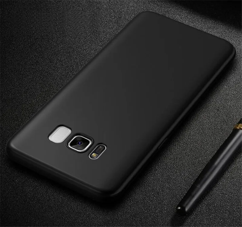Matte Soft Silicon TPU Case for Samsung Galaxy S10 S10plus Ultra Thin Black Scrub S10lite |