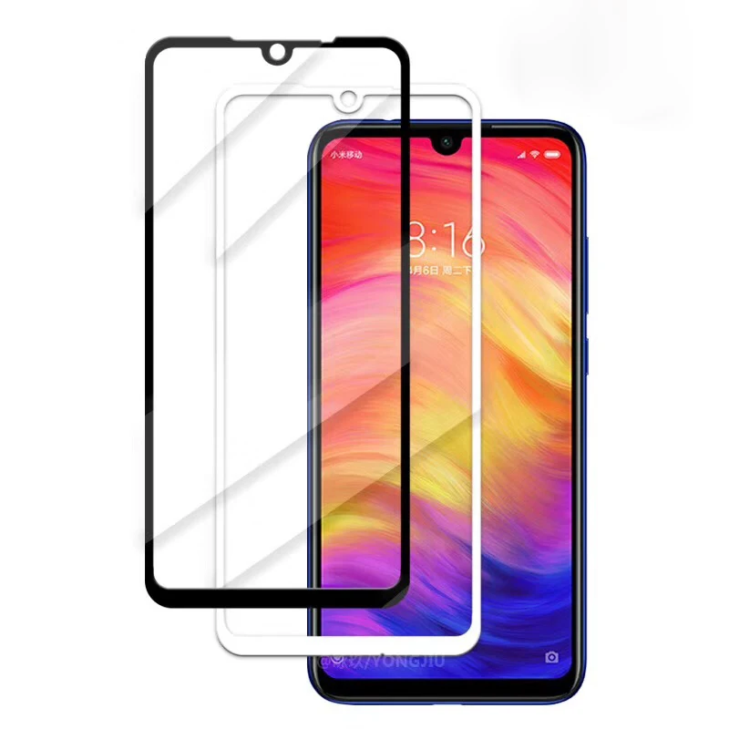 2.5D 9H закаленное стекло для Xiaomi Redmi Note 7 полное покрытие Защитная пленка экрана Pro