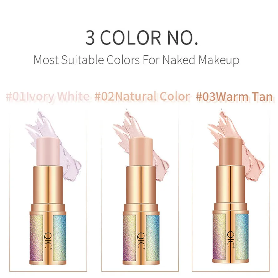 1PC Facial Concealer Stick Prime Paste Foundation Long Lasting Brighten Coverage Shade Makeup Hide Blemish | Красота и здоровье