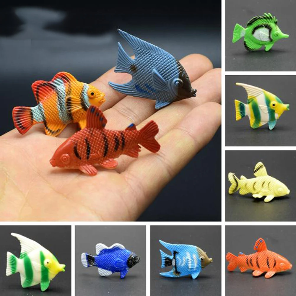 Образование Детские Kids12 шт Мини Тропическое морской рыбы фигурки животных