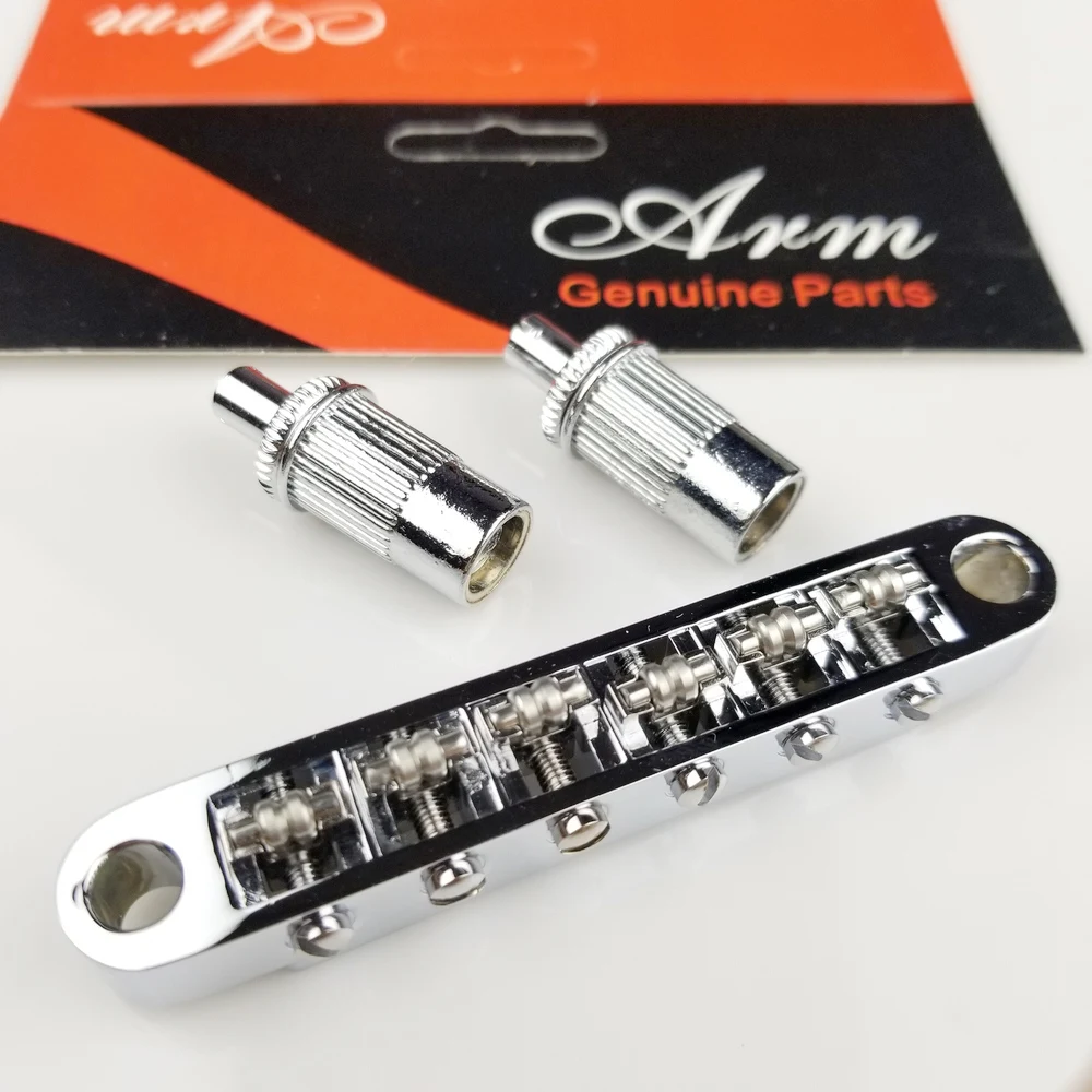 

1 Set Tune-O-Matic Roller Saddle Bridge LP SG Electric Guitar Bridge ( #0678 ) MADE IN KOREA