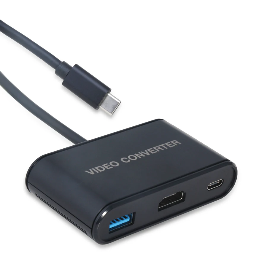Type-C USB-C to HDMI Adapter HD Video Converter with USB Hub for Nintend Switch Game Console USB3.0 Port | Электроника