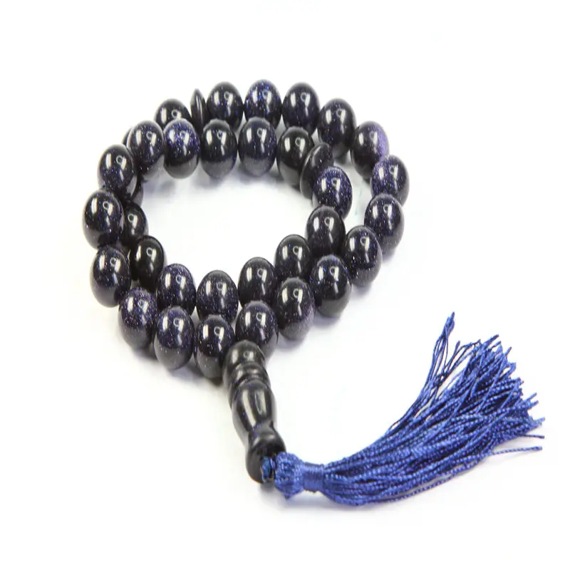 Новинка 2017 мусульманские четки натурального камня Бусы Браслет 18 цветов на выбор