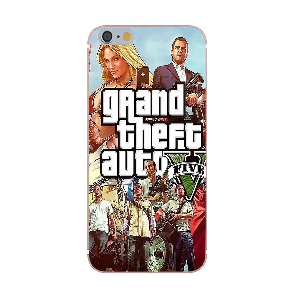 Мягкие чехлы из ТПУ чехол для Xiaomi Redmi 5 4A 3 3S Pro Mi4 Mi4i Mi5 Mi5S Mi Max Mix 2 Note 4 Plus Grand Theft Auto Gta