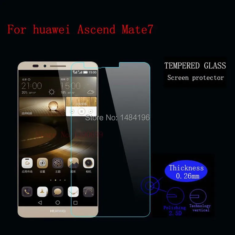 Закаленное стекло премиум-класса для Huawei Ascend Mate7 MT7-TL00 закаленное 9H Защита экрана