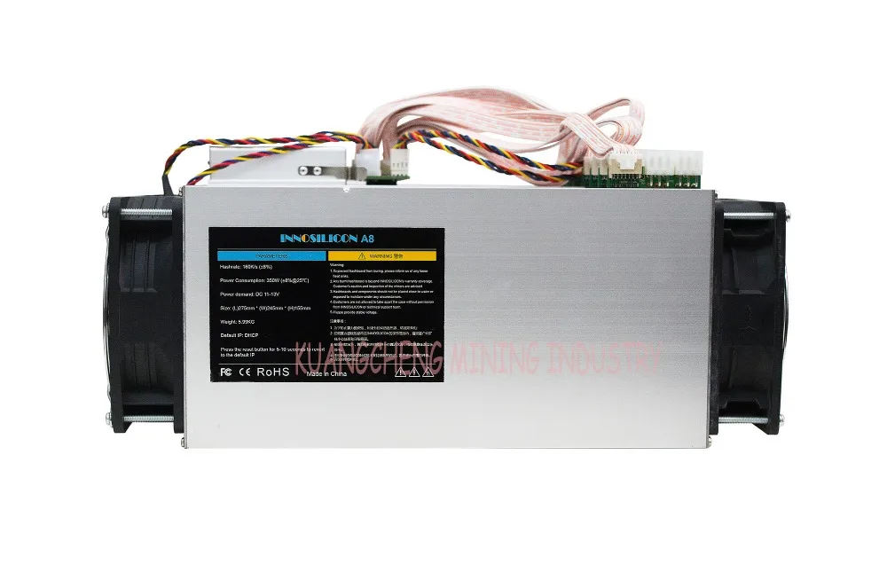 Используется Innosilicon A8 криптомастер 160kh/s криптомастер Шахтер A8 160 K 350 W ASIC горная машина