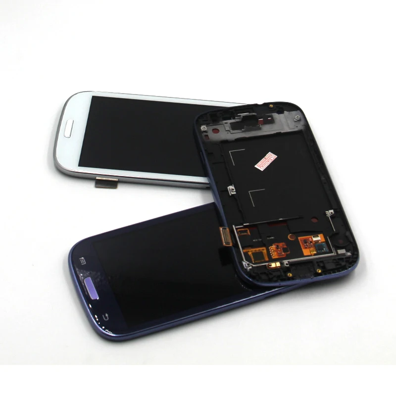 Протестирован для SAMSUNG Galaxy S3 дисплей i9300 сенсорный экран дигитайзер Замена
