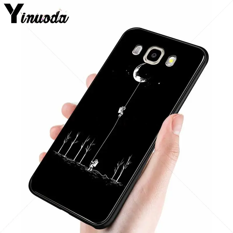 Yinuoda космическая Луна астронавт красочные аксессуары для телефона чехол Samsung Galaxy