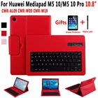 Снимите Bluetooth клавиатура чехол для huawei Mediapad M5 10 Pro 10,8 CMR-AL09 CMR-W09 CMR-W19 с Экран протектор фильм ручка